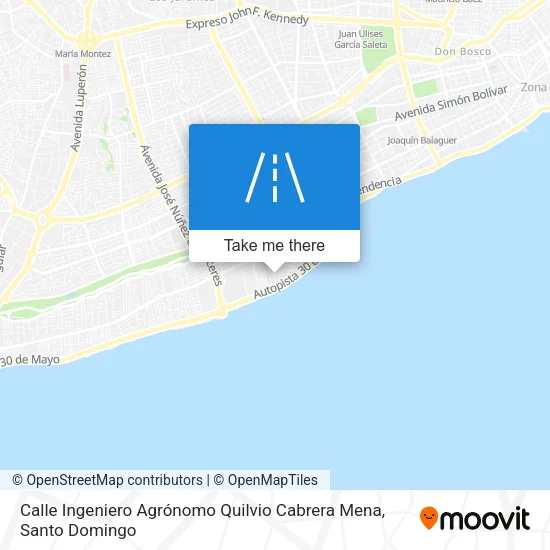 Calle Ingeniero Agrónomo Quilvio Cabrera Mena map