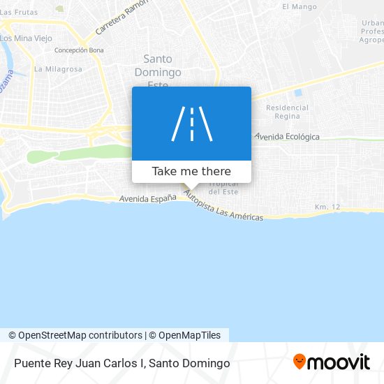 Puente Rey Juan Carlos I map