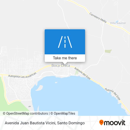 Avenida Juan Bautista Vicini map