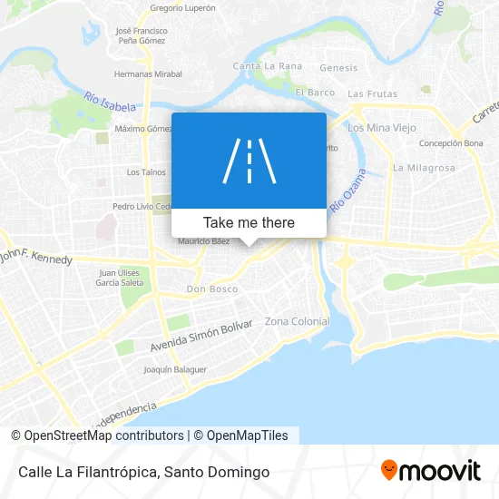 Mapa de Calle La Filantrópica