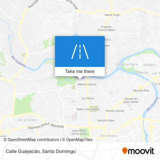 Calle Guayacán map