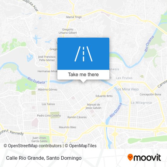 Calle Río Grande map