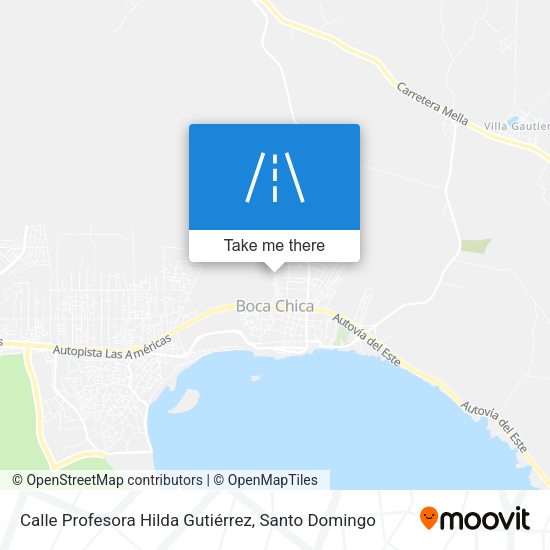 Calle Profesora Hilda Gutiérrez map