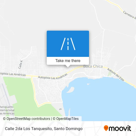 Calle 2da Los Tanquesito map