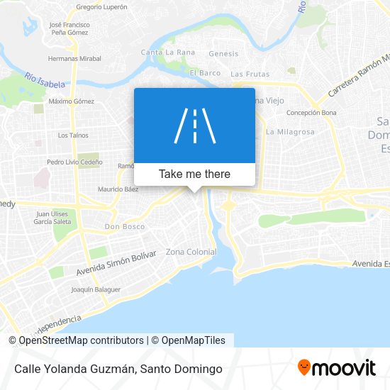 Calle Yolanda Guzmán map