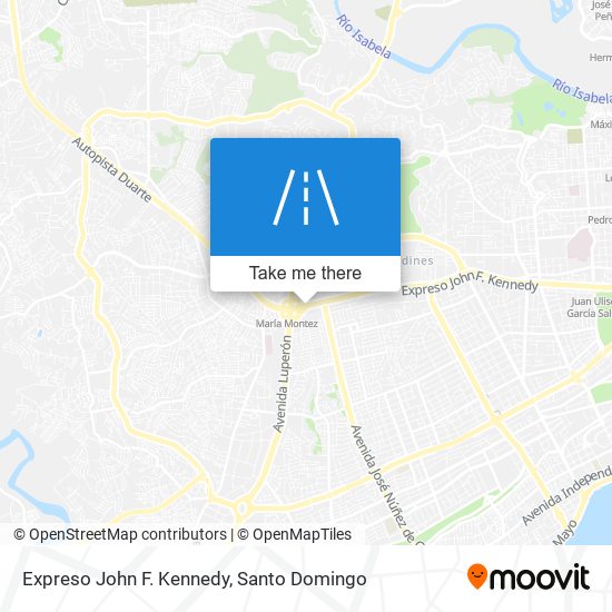 Mapa de Expreso John F. Kennedy