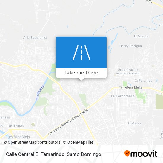 Calle Central El Tamarindo map