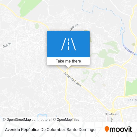 Mapa de Avenida República De Colombia