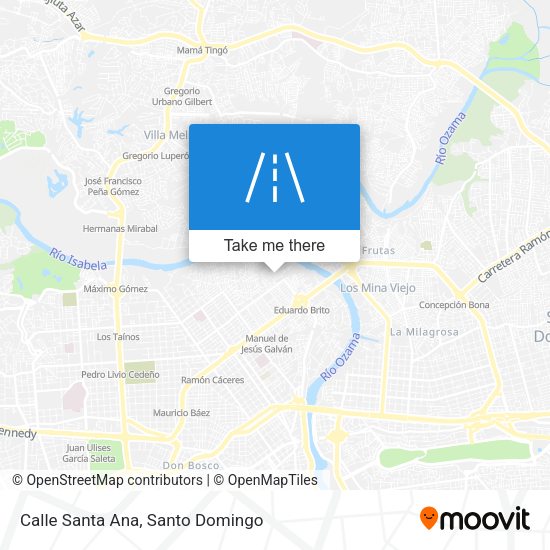 Mapa de Calle Santa Ana