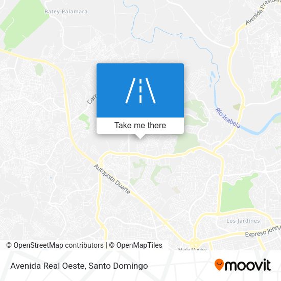 Avenida Real Oeste map