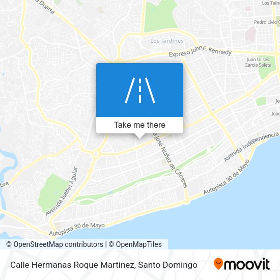 Mapa de Calle Hermanas Roque Martinez