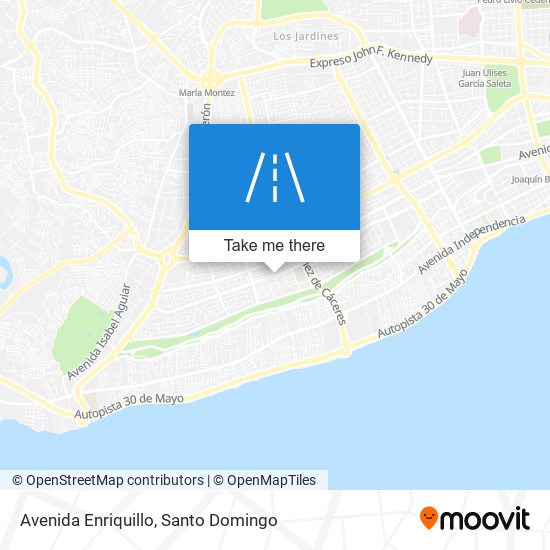 Mapa de Avenida Enriquillo