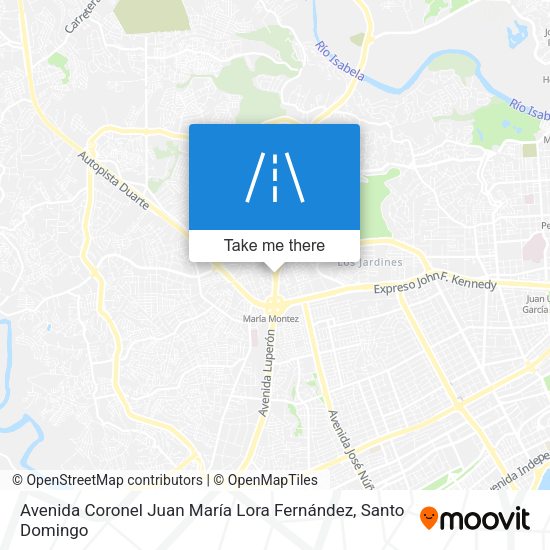 Avenida Coronel Juan María Lora Fernández map