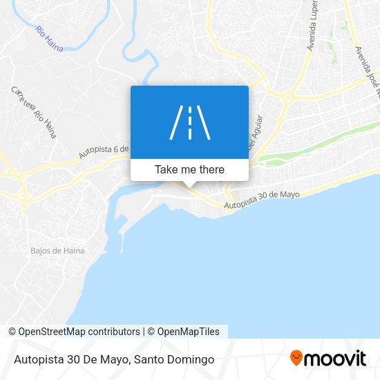 Mapa de Autopista 30 De Mayo