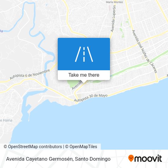 Mapa de Avenida Cayetano Germosén