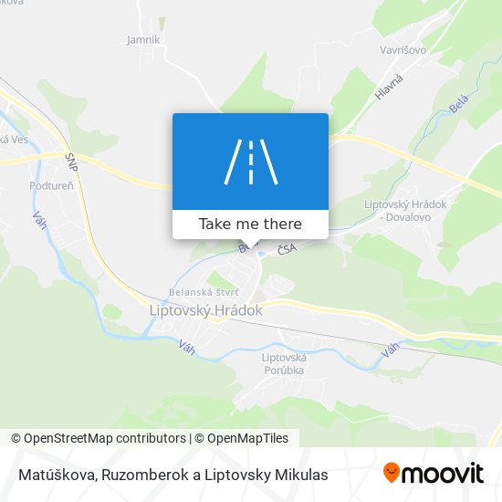 Matúškova map