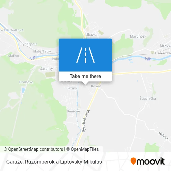 Garáže map