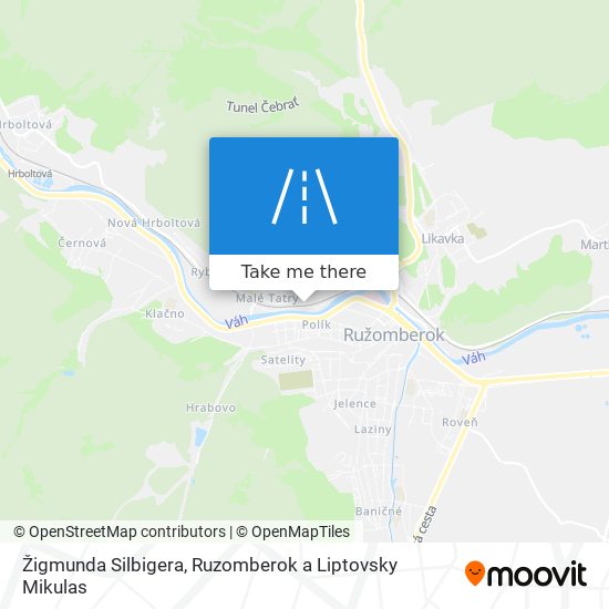 Žigmunda Silbigera map