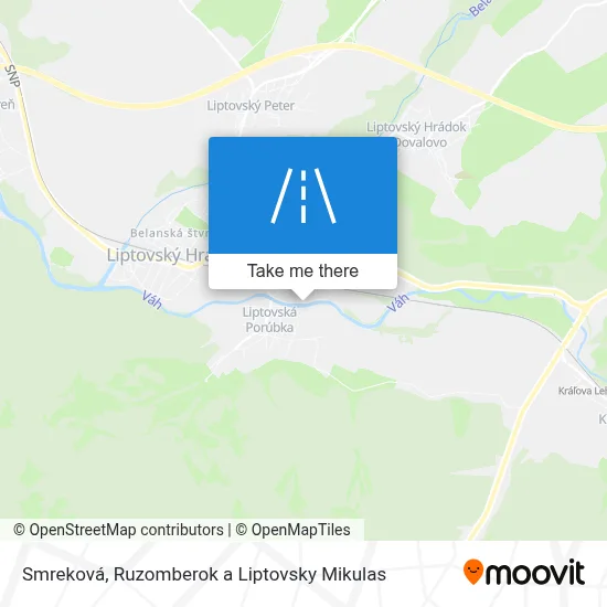 Smreková map