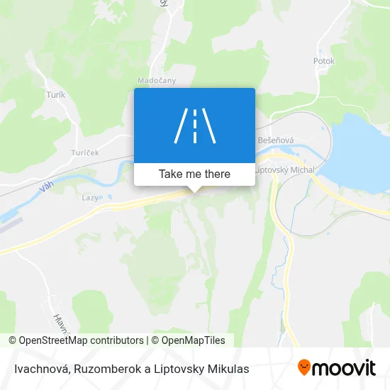 Ivachnová map