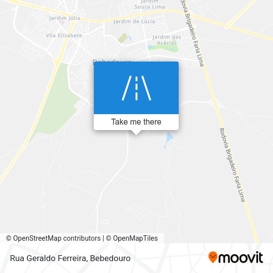 Rua Geraldo Ferreira map