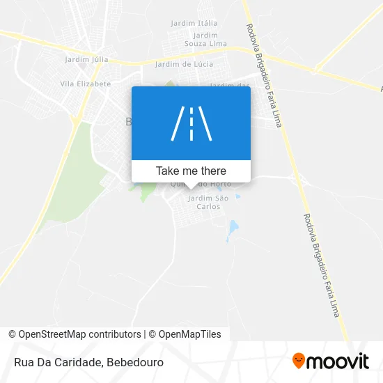 Rua Da Caridade map