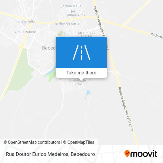 Rua Doutor Eurico Medeiros map