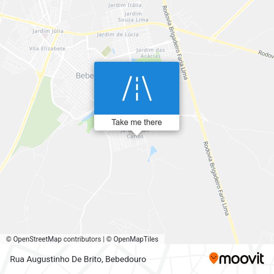 Rua Augustinho De Brito map