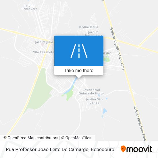 Rua Professor João Leite De Camargo map