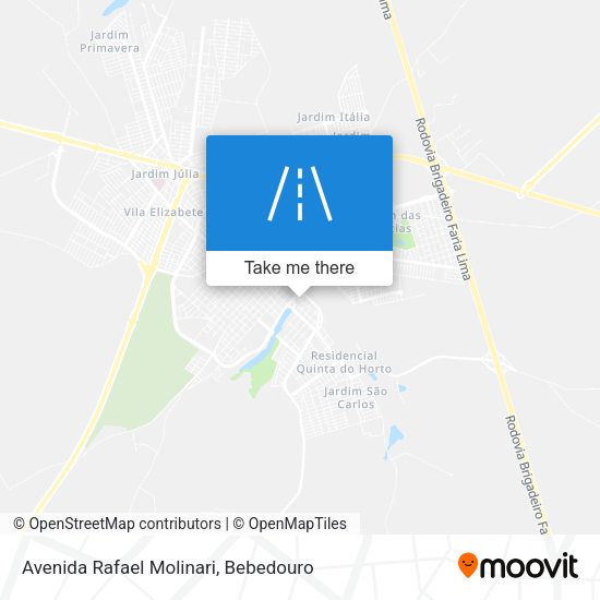 Avenida Rafael Molinari map
