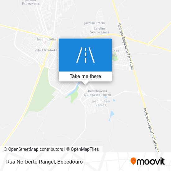 Rua Norberto Rangel map