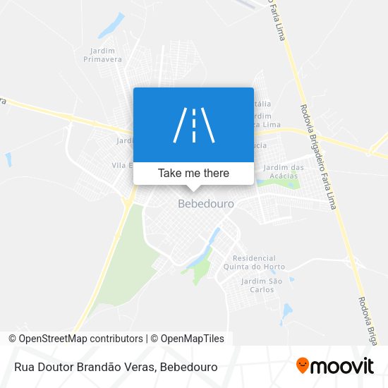 Rua Doutor Brandão Veras map