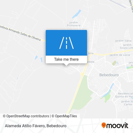 Alameda Atílio Fávero map