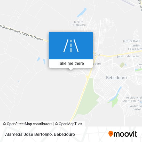 Alameda José Bertolino map