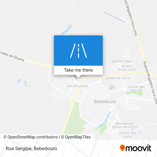 Rua Sergipe map