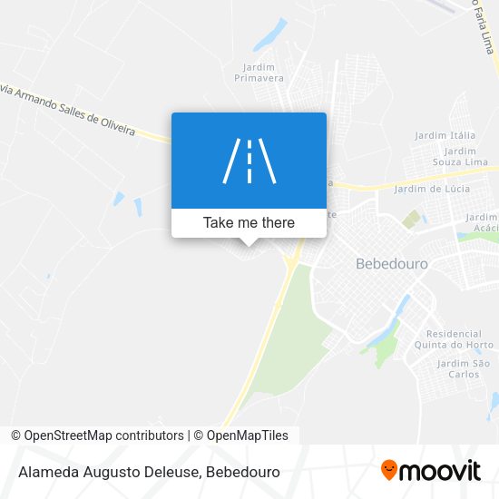 Alameda Augusto Deleuse map