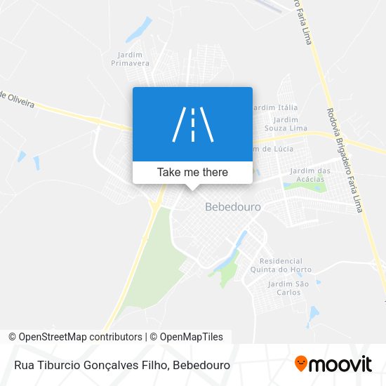 Rua Tiburcio Gonçalves Filho map