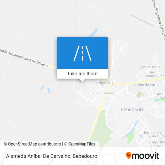 Alameda Aníbal De Carvalho map