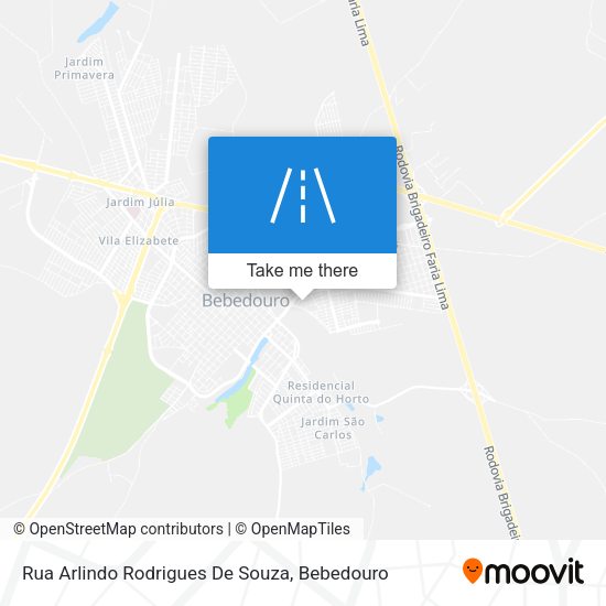 Rua Arlindo Rodrigues De Souza map