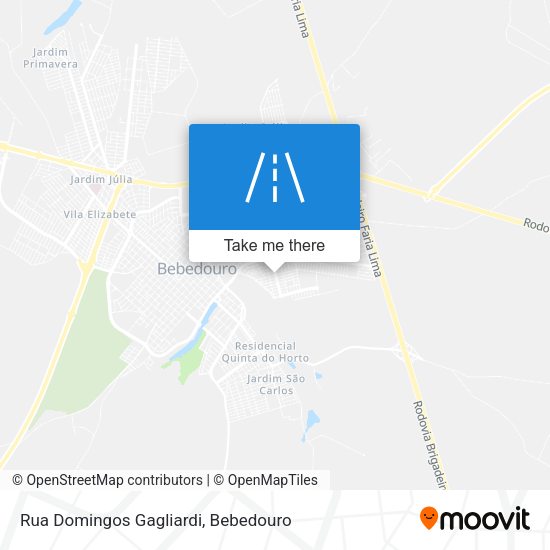 Rua Domingos Gagliardi map