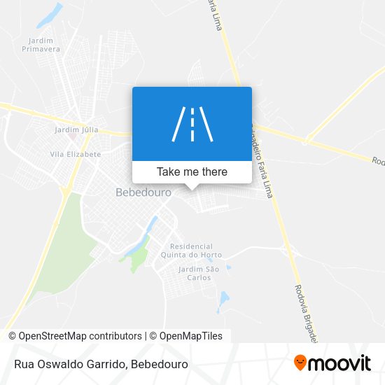 Rua Oswaldo Garrido map