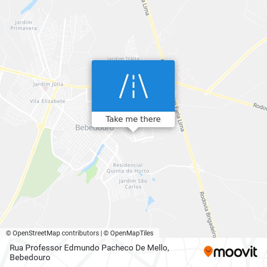 Rua Professor Edmundo Pacheco De Mello map