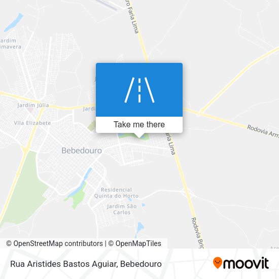 Rua Aristides Bastos Aguiar map