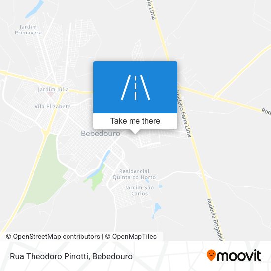 Rua Theodoro Pinotti map