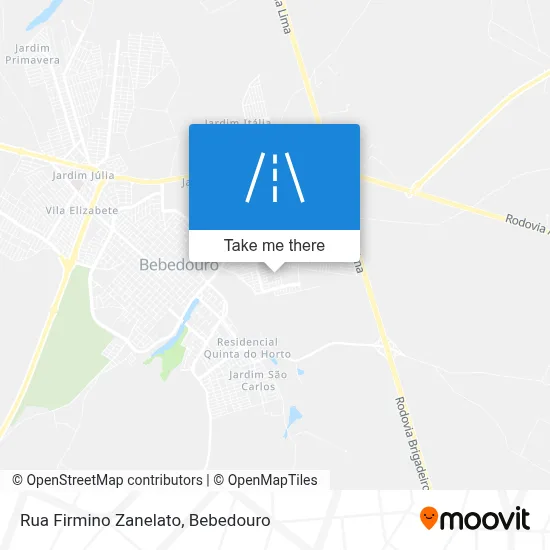 Rua Firmino Zanelato map