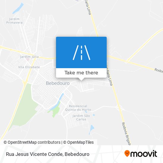 Rua Jesus Vicente Conde map