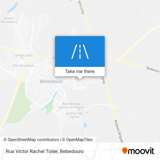 Rua Victor Rachel Toller map