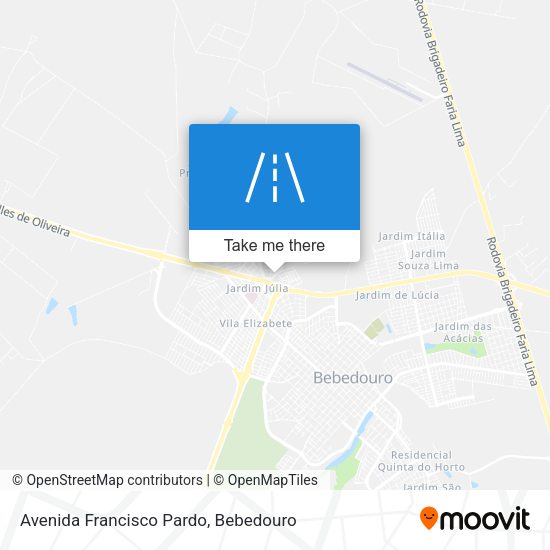 Avenida Francisco Pardo map
