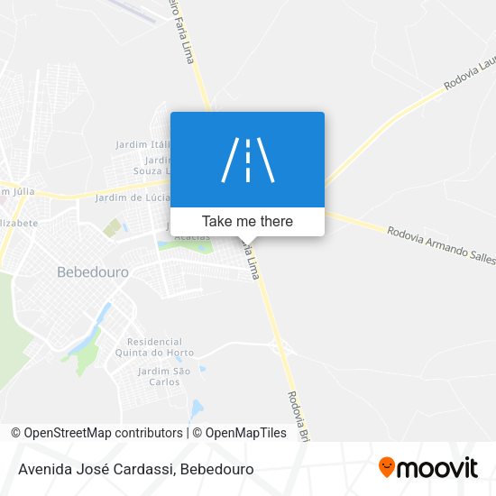 Avenida José Cardassi map