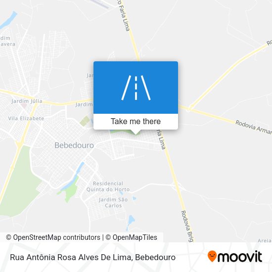 Rua Antônia Rosa Alves De Lima map